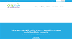 Desktop Screenshot of childstrive.org