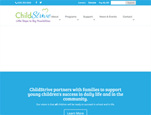 Tablet Screenshot of childstrive.org